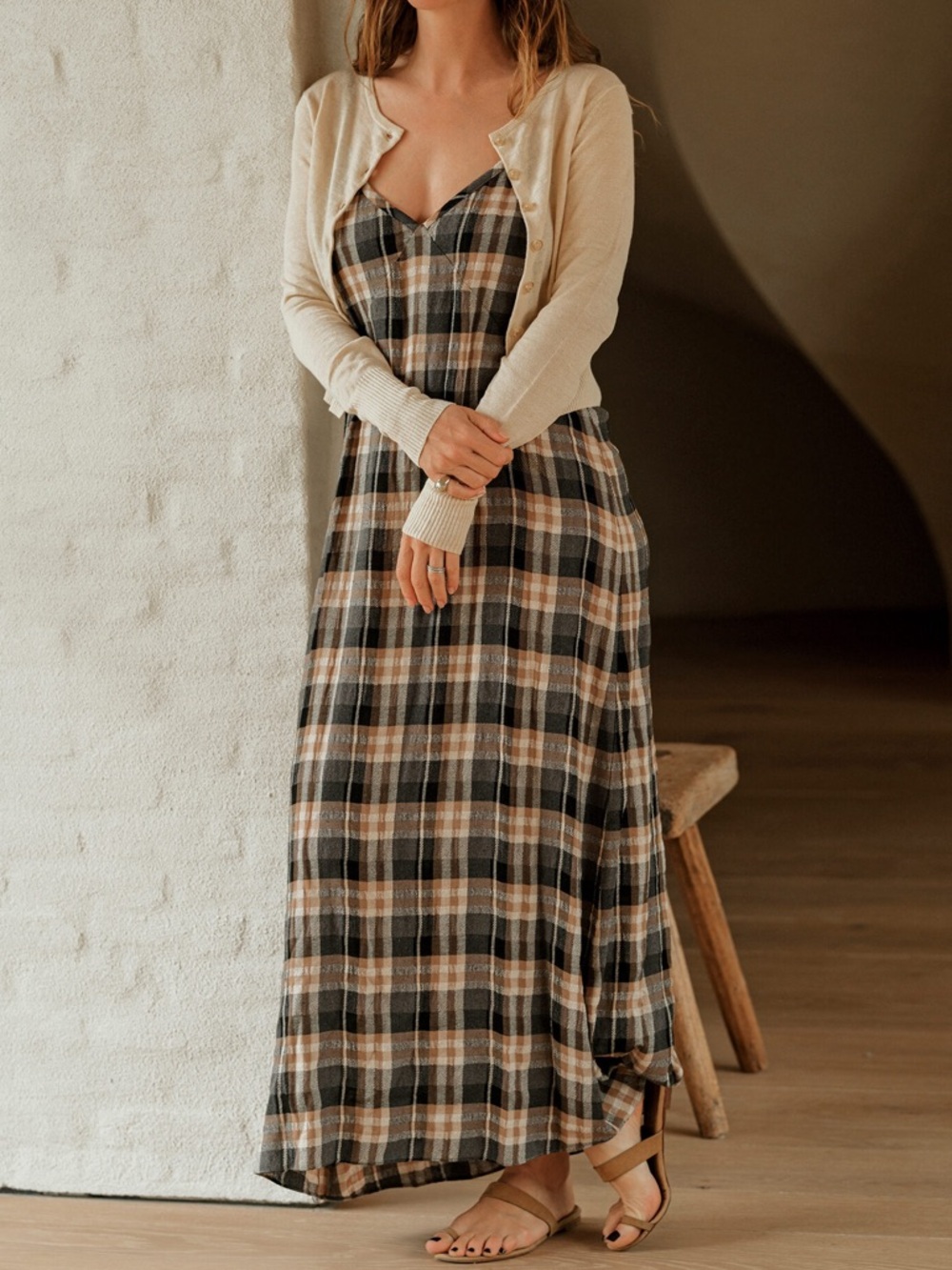 Jenni Kayne Winona Dress in Plaid - Picture 2 of 16